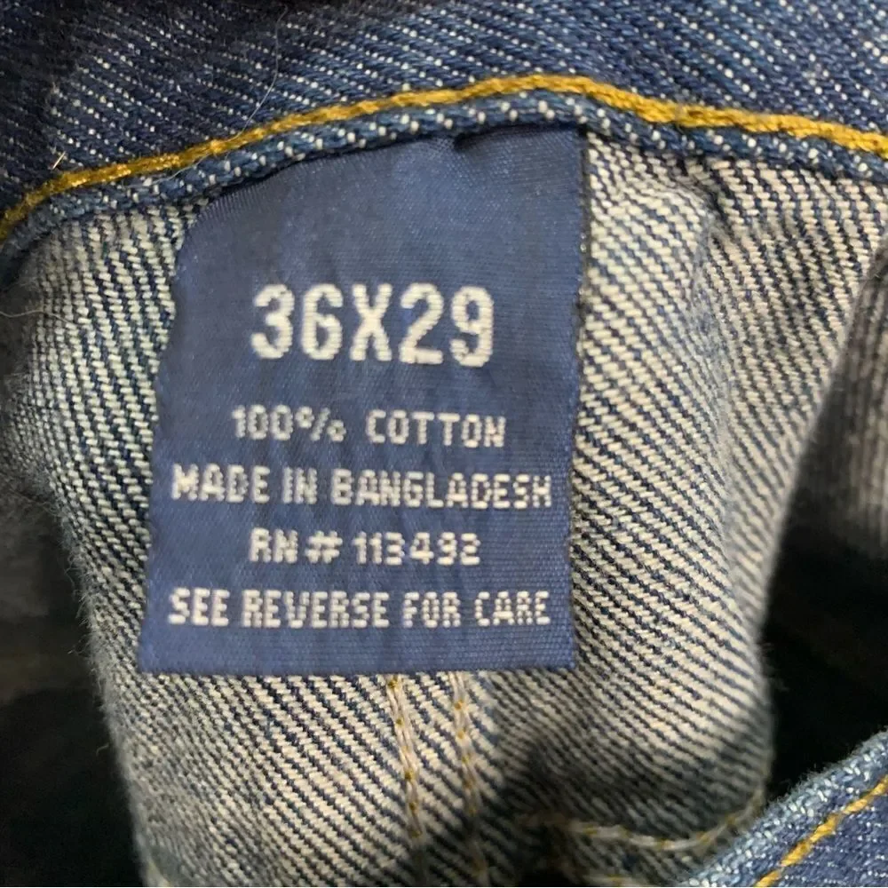 NWT Men's RK Brand Real Work Wear Jeans 36x29